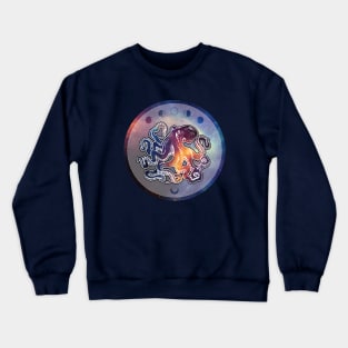 Space Octopus Crewneck Sweatshirt